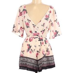 Three Pink Hearts Trixi Romper